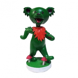 Grateful Dead Dancing Bear Green Bobblehead